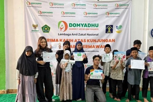 Kanvas mimpi: Ketika anak-anak panti asuhan diajak menggambar masa depan